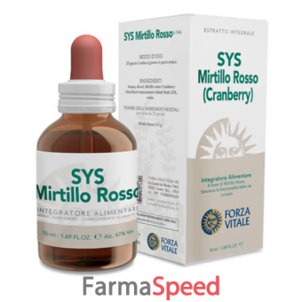 sys mirtillo rosso gocce 50 ml