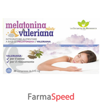 melatonina e valeriana plus 30 compresse