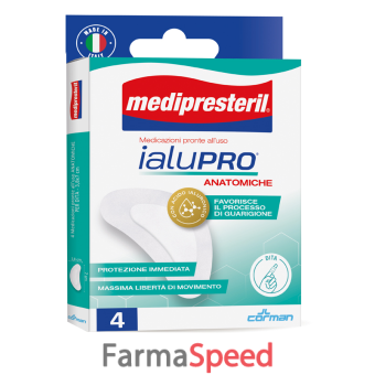 medipresteril ialupro dita 3,8x7 cm 4 pezzi