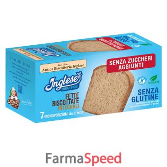 inglese fette biscotti integrali senza zuccheri aggiunti promo 200 g