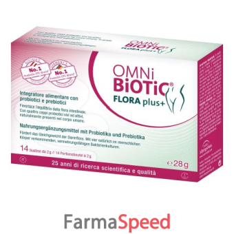 omni biotic flora+ 14 bustine 2 g
