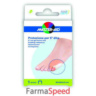 master-aid foot care protezione gel 5 dito 1 pezzo