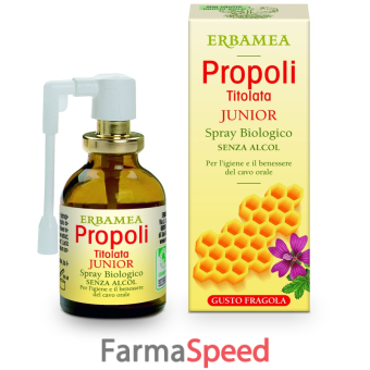 propoli titolata spray junior biologico 20 ml