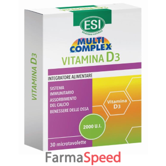 esi multicomplex vitamina d3 30 tavolette