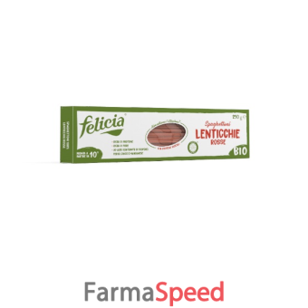 felicia spaghettoni lenticchie rosse 250 g