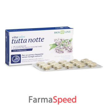 vitacalm tutta notte con melatonina 60 compresse