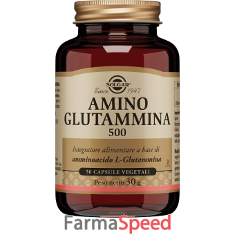 amino glutammina 500 solgar 50 capsule vegetali