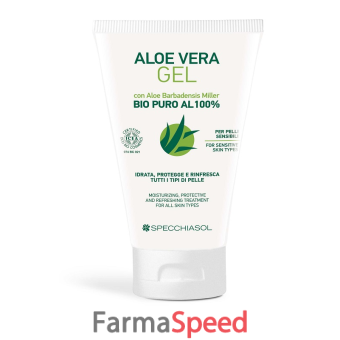 aloe vera gel bio puro 100% 150 ml