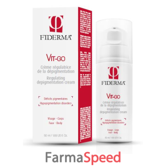 fiderma vit go regolatore depigmentazione 50 ml