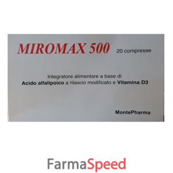 miromax 500 20 compresse