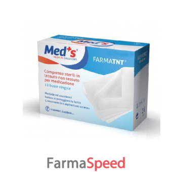 medicazione meds farmatnt assorbente 10x10cm 6 pezzi