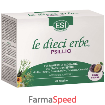 esi le dieci erbe psillio 20 bustine 5,6 g