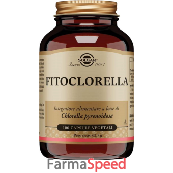 fitoclorella solgar 100 capsule