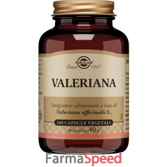 valeriana solgar 100 capsule vegetali