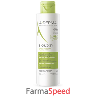 aderma a-d biology latte micellare 200 ml