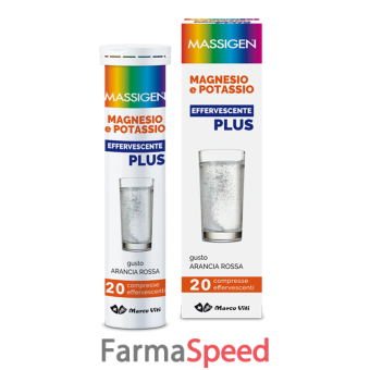 massigen magnesio potassio plus 20 compresse effervescenti