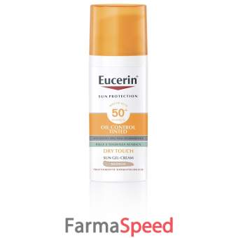 eucerin sun oil control tinted cream spf50+ 50 ml