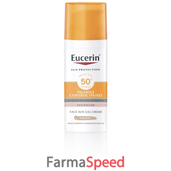 eucerin sun pigment control tinted spf50+ medium 50 ml