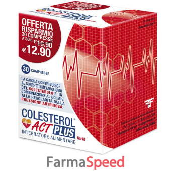 colesterol act plus forte 30 compresse