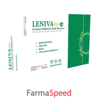 garze oftalmiche leniva bio 20 pezzi