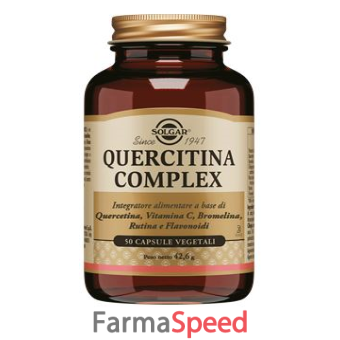 quercitina complex solgar 50 capsule vegetali