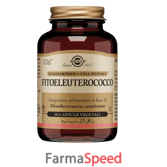 fitoeleuterococco solgar 60 capsule vegetali