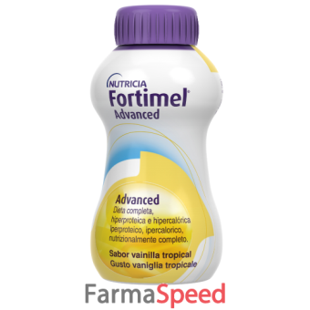 fortimel advanced vaniglia tropical 4 x 200 ml