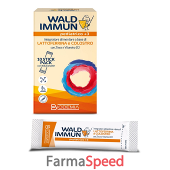 wald immun pediatrico +3 10 stick gusto cioccolato