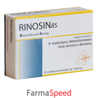 rinosinbs 20 compresse da 1.2 g