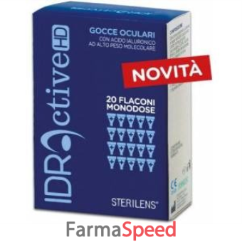 gocce oculari a base di acido ialuronico ad alto peso molecolare sterilens idractive hd 20 flaconcini monodose 0,33ml