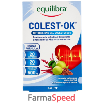 equilibra colest ok 20 compresse