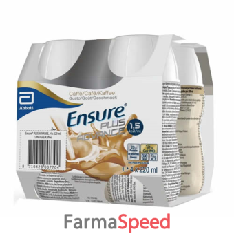 ensure plus advance caffe' 4 x 220 ml