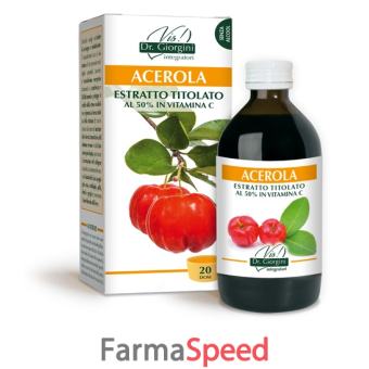 acerola estratto titolato al 50% 200 ml