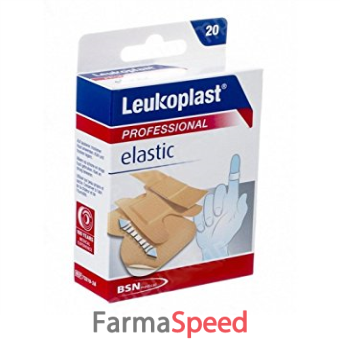 leukoplast elastic 20 pezzi assortiti 3 misure