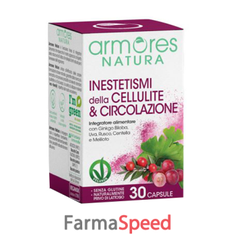 armores natura inestetismi cellulite e circolazione 30 capsule