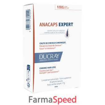 ducray anacaps expert capelli e unghie 30 capsule