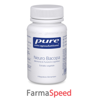 pure encapsulations neuro bacopa memoria & funzioni cognitive 30 capsule