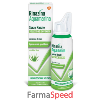 rinazina aquamarina family spray nasale isotonico delicato 100 ml