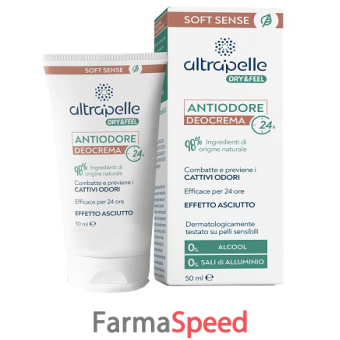 altrapelle dry & feel deocrema antiodore 24h 50 ml