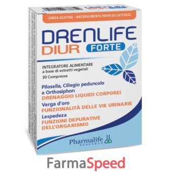 drenlife diur forte 30 compresse