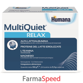 humana multiquiet relax 24 bustine