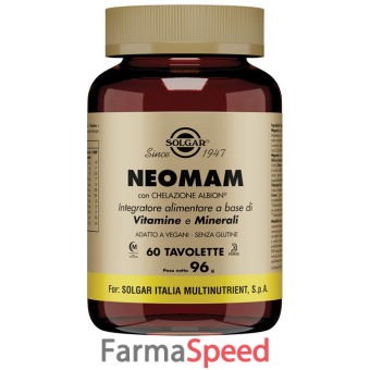 neomam solgar 60 tavolette