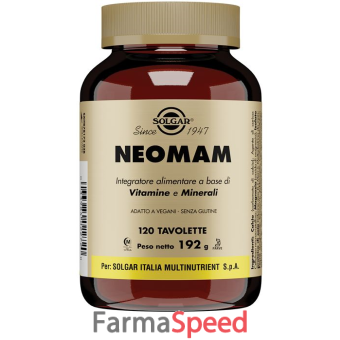 neomam solgar 120 tavolette