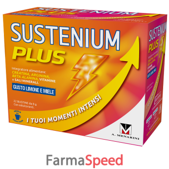 sustenium plus limone miele 22 bustine