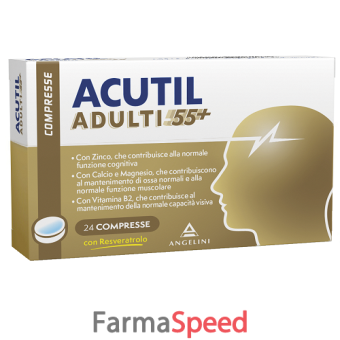 acutil adulti 55+ 24 compresse 