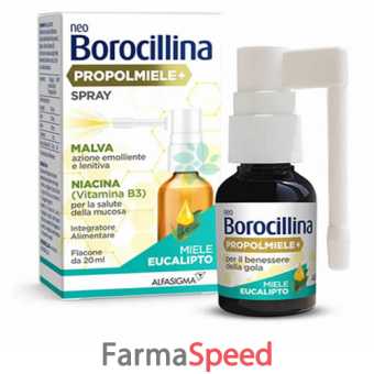 neoborocillina propolmiele+ spray 20 ml