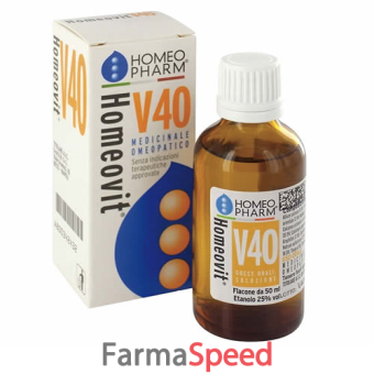 homeovit v40 gocce 50 ml