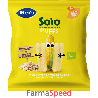 hero solo snack puff avena mais 25 g