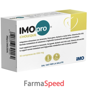 imopro cholequil 30 compresse 1,35 g