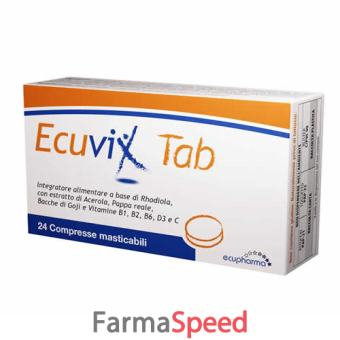 ecuvix tab 24 compresse masticabili